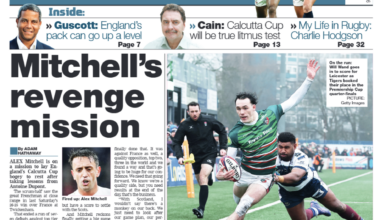 Tadhg Beirne goes over for his country