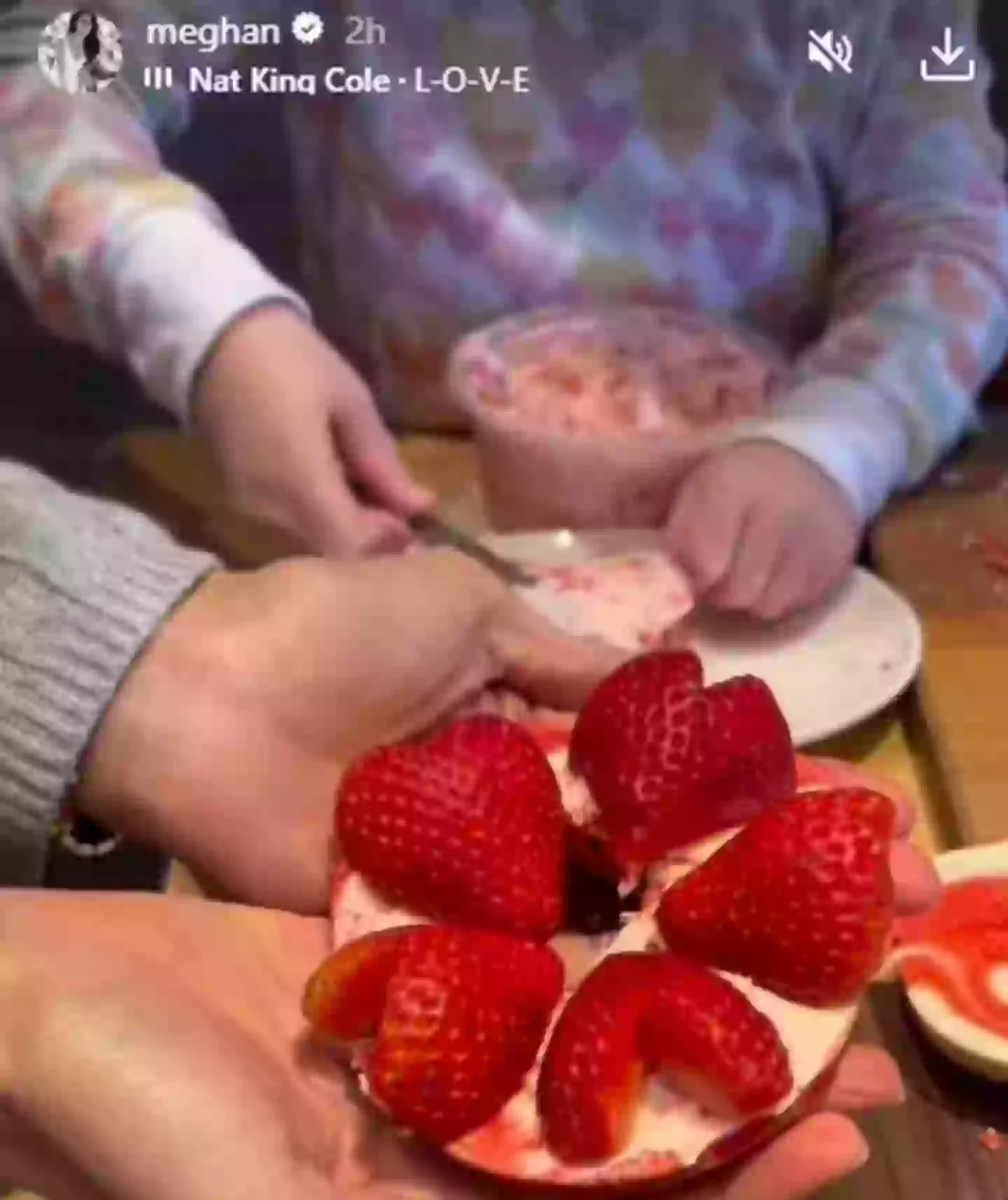 Other viewers questioned Lilibet's age and size (Instagram/@meghan)