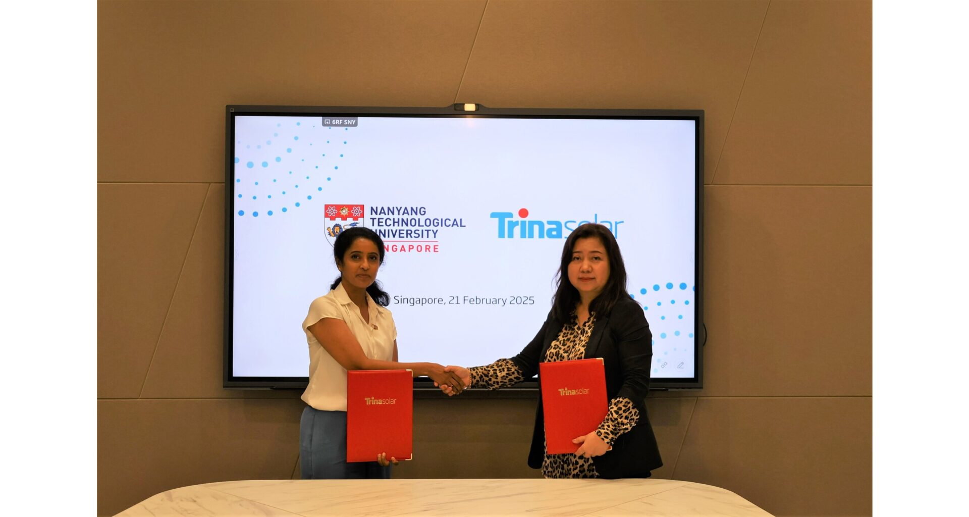 NTU Singapore and Trinasolar to advance AI-powered smart energy storage solutions