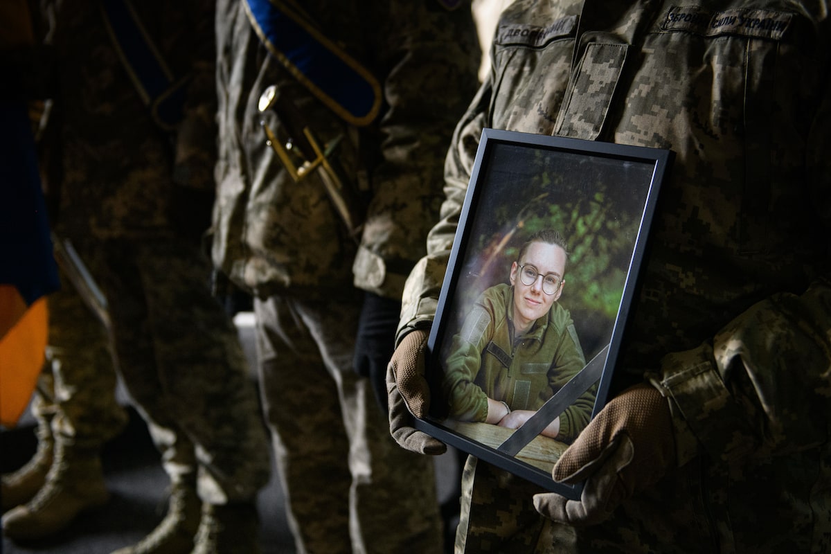 Ukraine mourns Belarusian activist who took her fight with Russia to the front lines