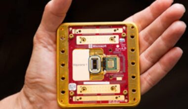 Microsoft's new quantum computing chip called Majorana 1.