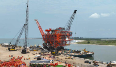 Saipem, BP & Eni JV cheer ‘major’ achievement toward start-up of first non-associated gas project (Gallery)