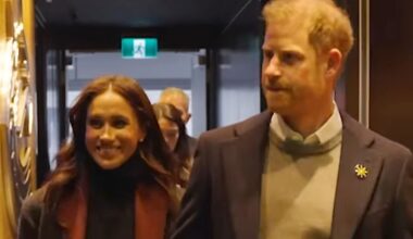 Meghan Markle and Prince Harry Attend Vancouver Hockey Game