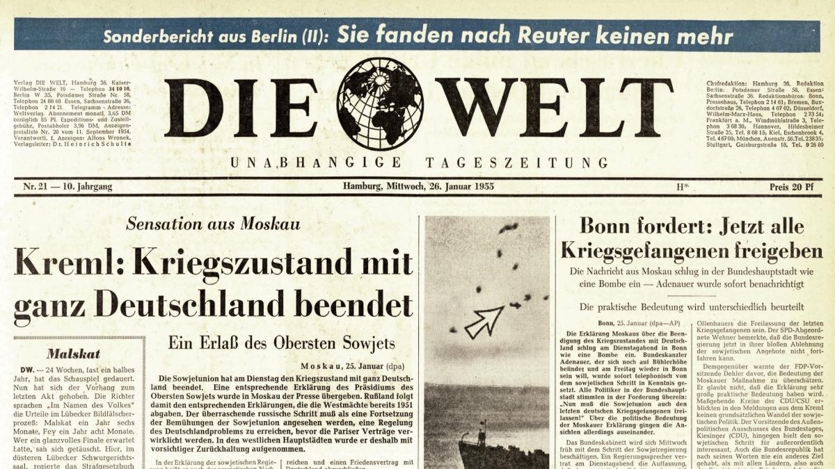 Zweiter Weltkrieg: Als der Kreml den Kriegszustand mit Deutschland als Ganzem beendete