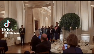 Marines sing “Do you hear the people sing” at White House. Look up the lyrics. Are the Marines with us!?