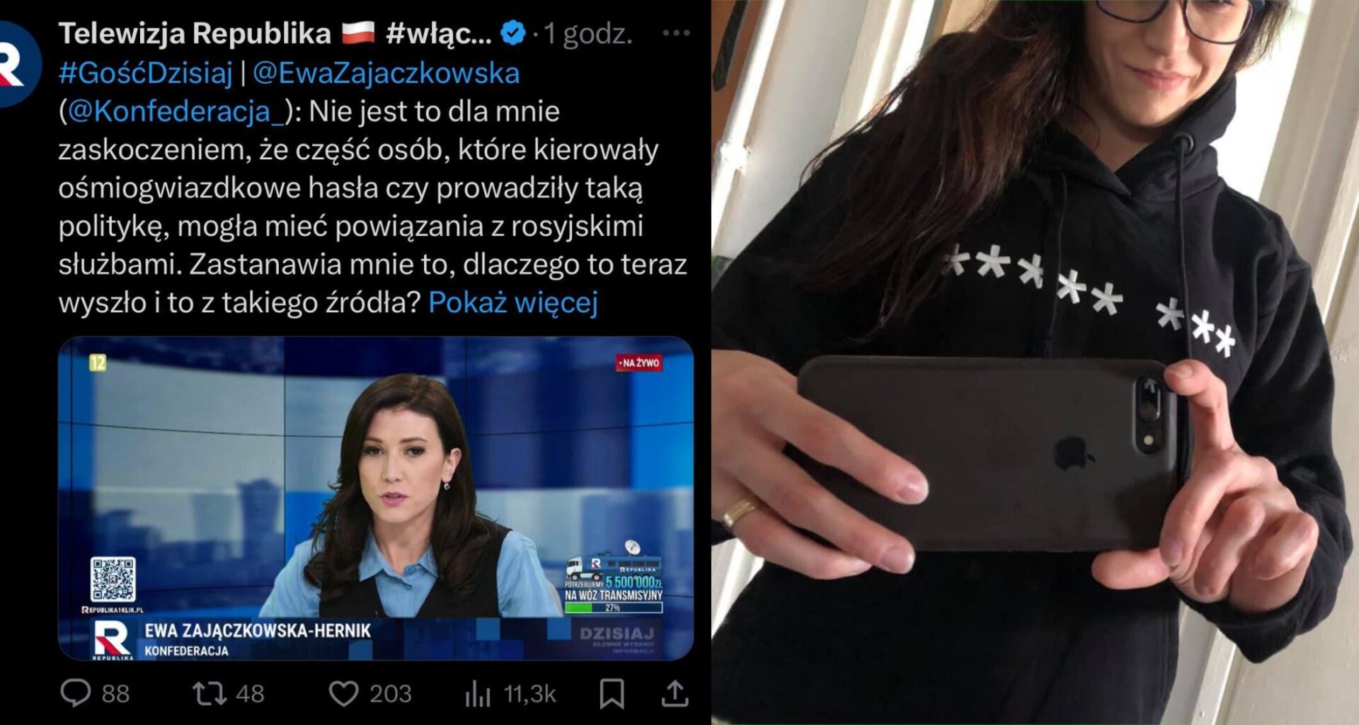 Zajączkowska-Hernik obnaża powiązania z rosyjskimi służbami Zajączkowskiej-Hernik