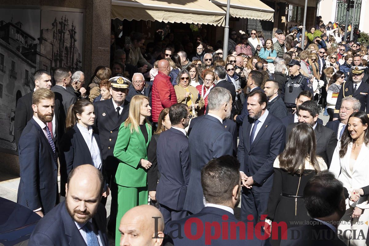 #Fotos Visita de los reyes de España a Caravaca (exposición Rafael Tegeo)