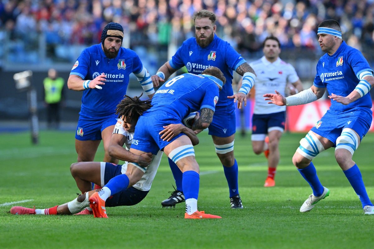 Italy vs France LIVE rugby: Latest score and updates from Six Nations as both sides score quickly in frantic start
