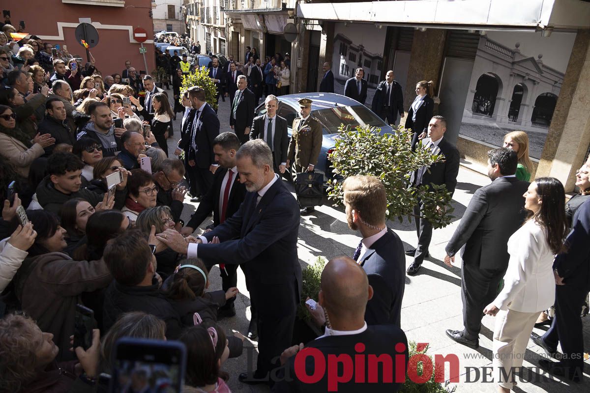 #Fotos Visita de los reyes de España a Caravaca (exposición Rafael Tegeo)
