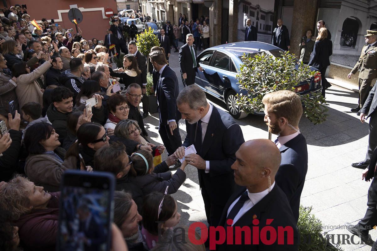 #Fotos Visita de los reyes de España a Caravaca (exposición Rafael Tegeo)