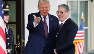 Trump accepts invitation to visit Britain from King Charles as he meets with PM Keir Starmer