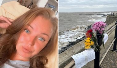 Young mum dies after 'falling over and getting trapped between rocks' on UK beach