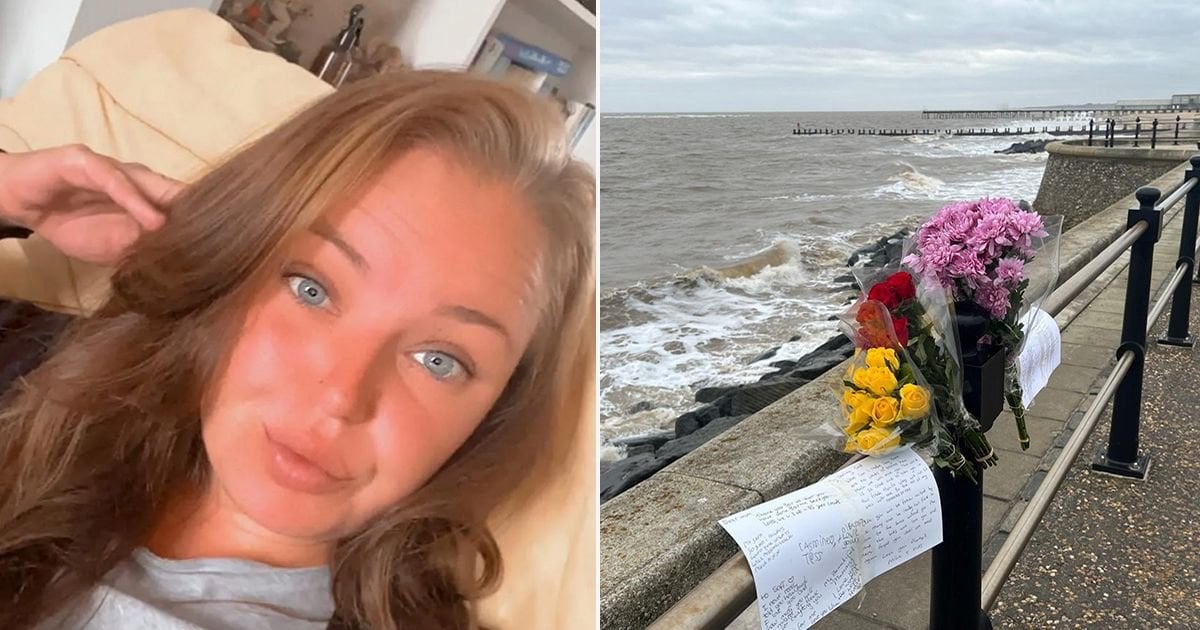 Young mum dies after 'falling over and getting trapped between rocks' on UK beach