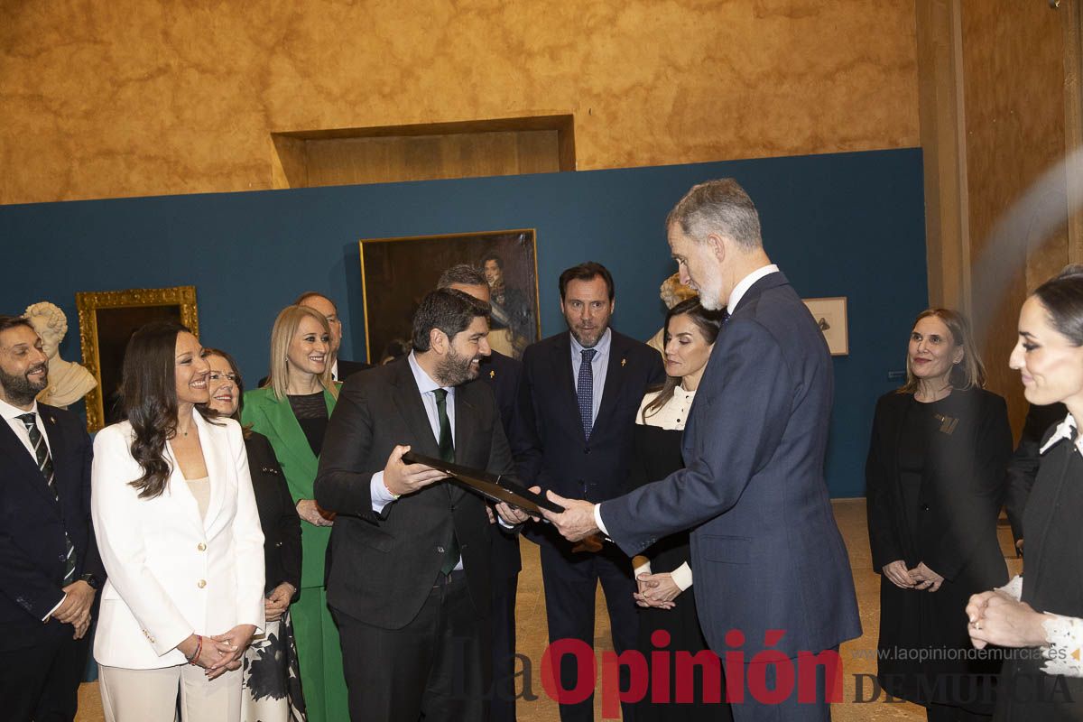 #Fotos Visita de los reyes de España a Caravaca (exposición Rafael Tegeo)
