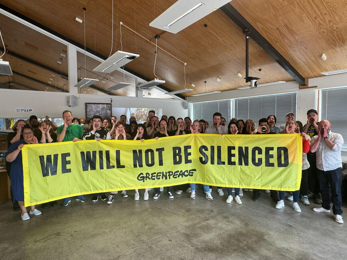 Global Week of Action - We Will Not Be Silenced - Aotearoa. © Clae Baxter / Greenpeace