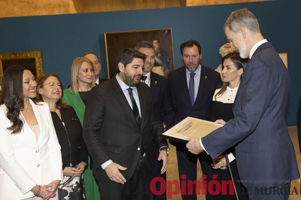#Fotos Visita de los reyes de España a Caravaca (exposición Rafael Tegeo)