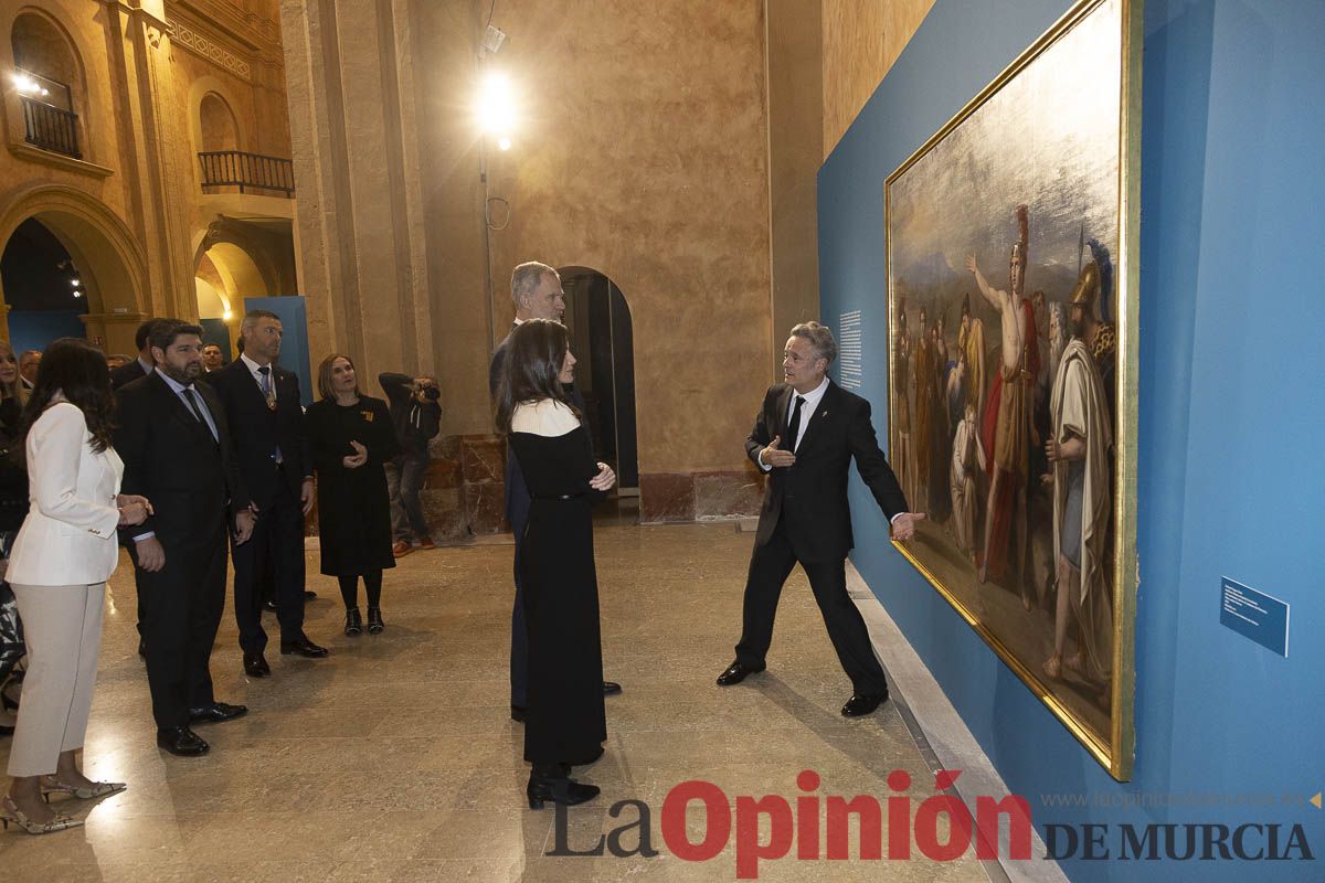 #Fotos Visita de los reyes de España a Caravaca (exposición Rafael Tegeo)