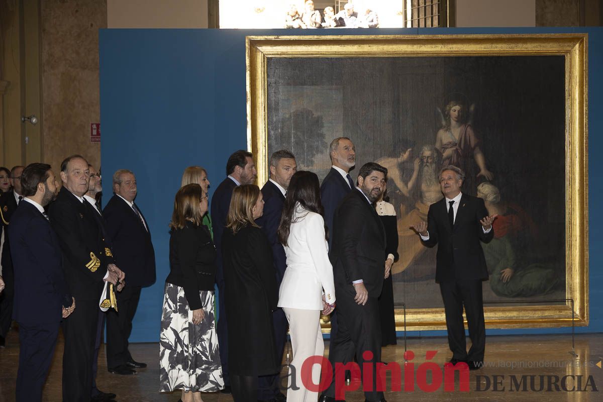 #Fotos Visita de los reyes de España a Caravaca (exposición Rafael Tegeo)