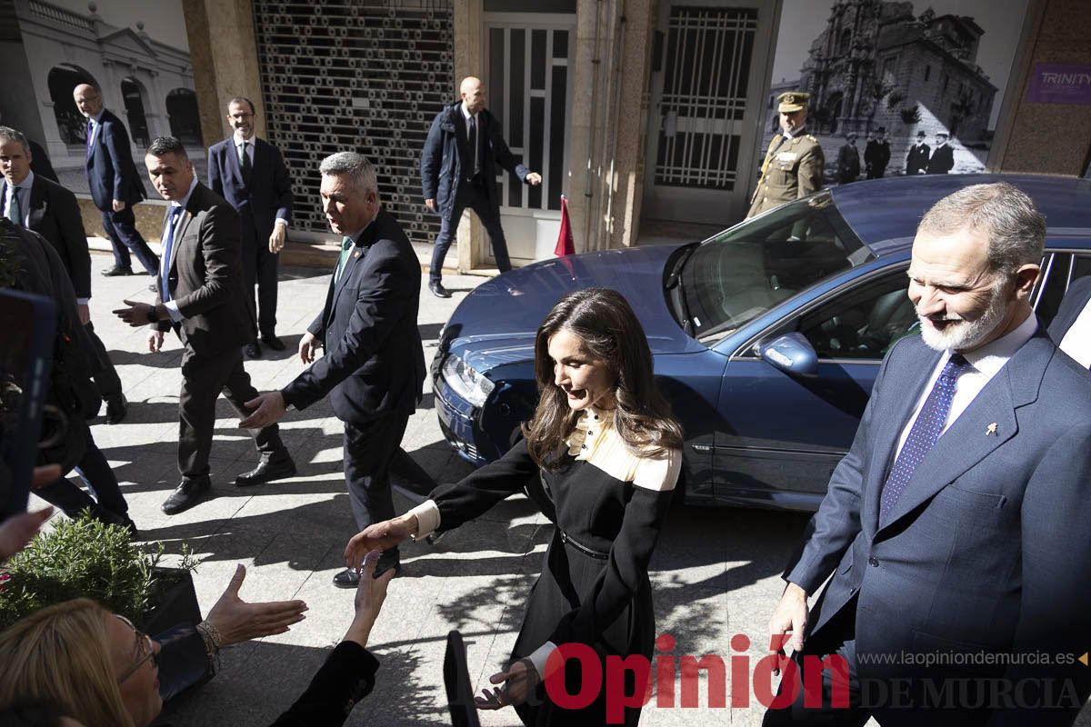 #Fotos Visita de los reyes de España a Caravaca (exposición Rafael Tegeo)