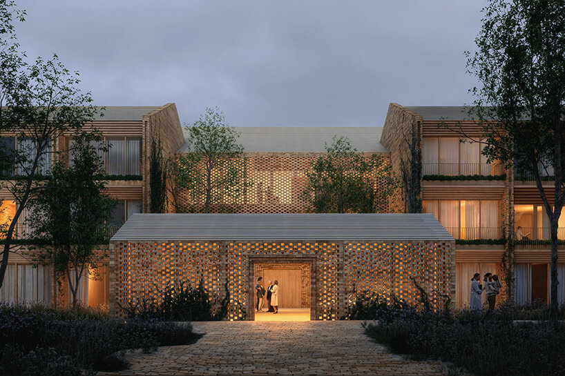 bjarke ingels group unveils sankt lukas hospice, a village-like center in denmark's woodlands