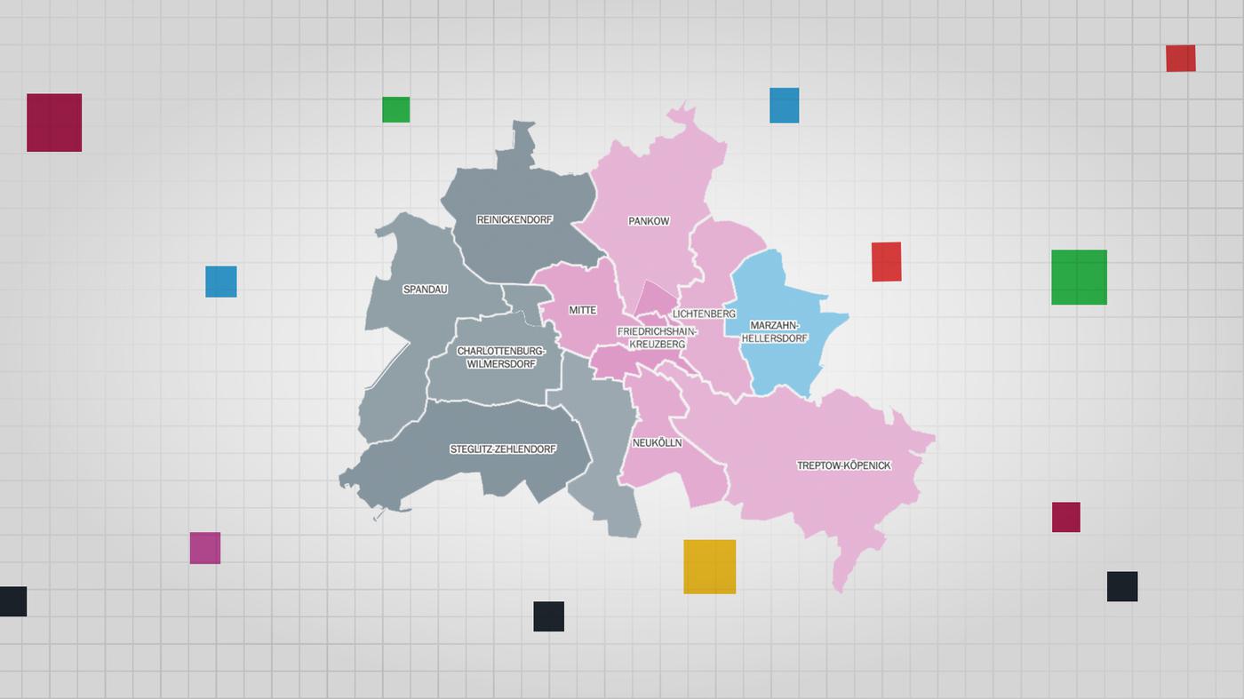 Die Wahlergebnisse aus den Bezirken