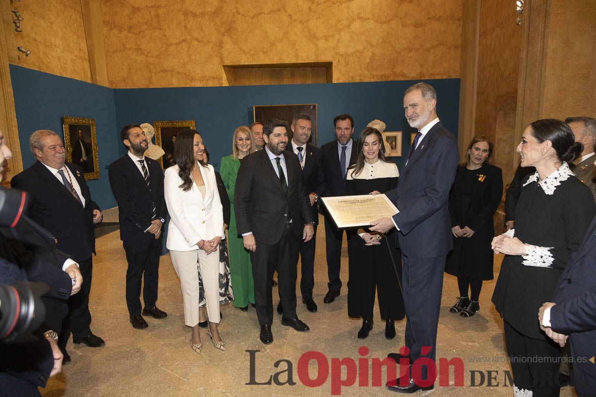 #Fotos Visita de los reyes de España a Caravaca (exposición Rafael Tegeo)