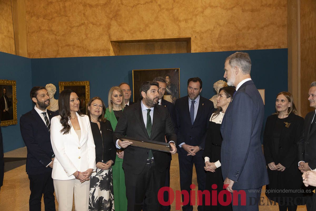 #Fotos Visita de los reyes de España a Caravaca (exposición Rafael Tegeo)