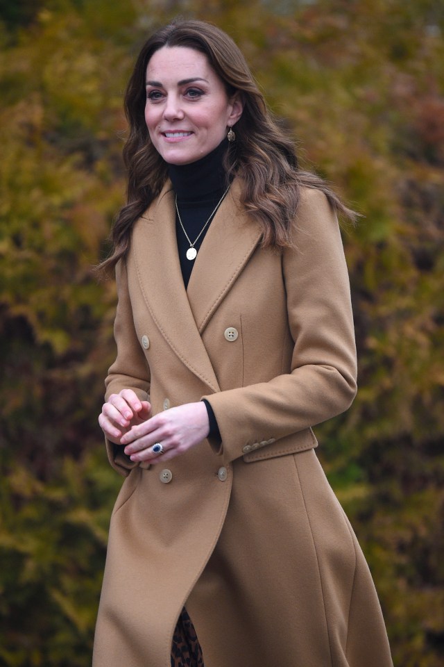 Catherine, Duchess of Cambridge, leaving HMP Send.