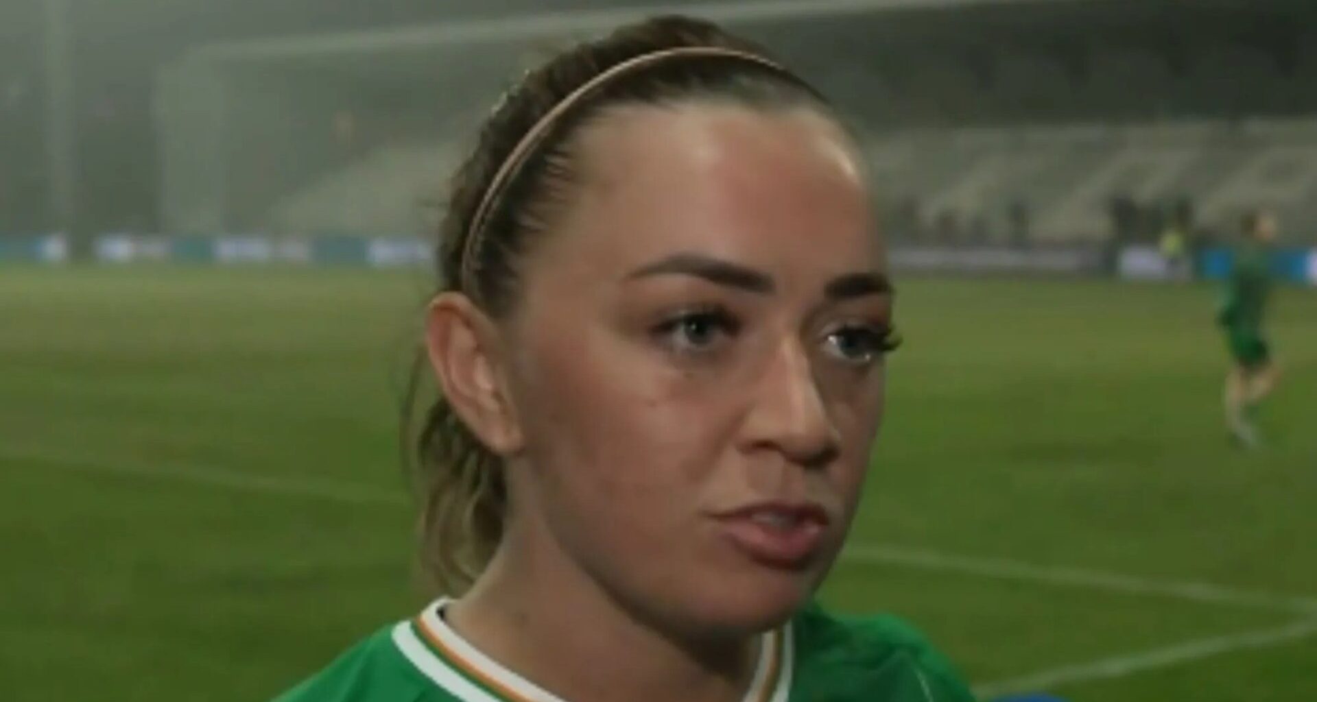 Watch Katie McCabe's blunt RTE interview where Ireland captain apologised for dropping F-bomb after Slovenia drubbing