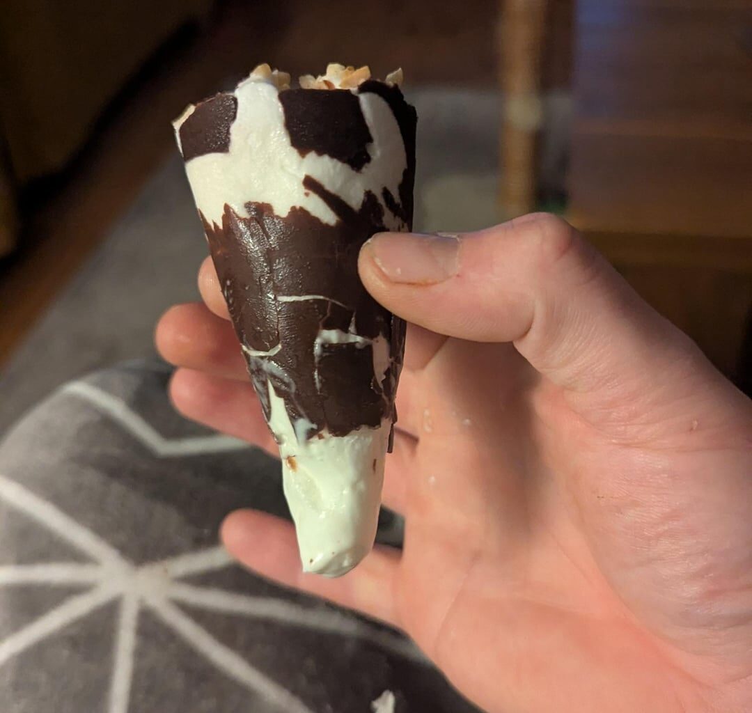 Shrinkflation getting crazy Cornetto without the wafer