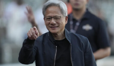Nvidia CEO Jensen Huang reinforces the company's role in the 'evolving' AI trade