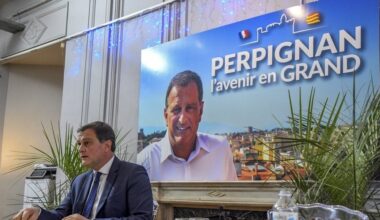 "Cachez ce logo RN que je ne saurais voir" : ces candidats aux municipales qui évitent le logo du parti de Marine Le Pen à Cabestany, Canohès ou Rivesaltes