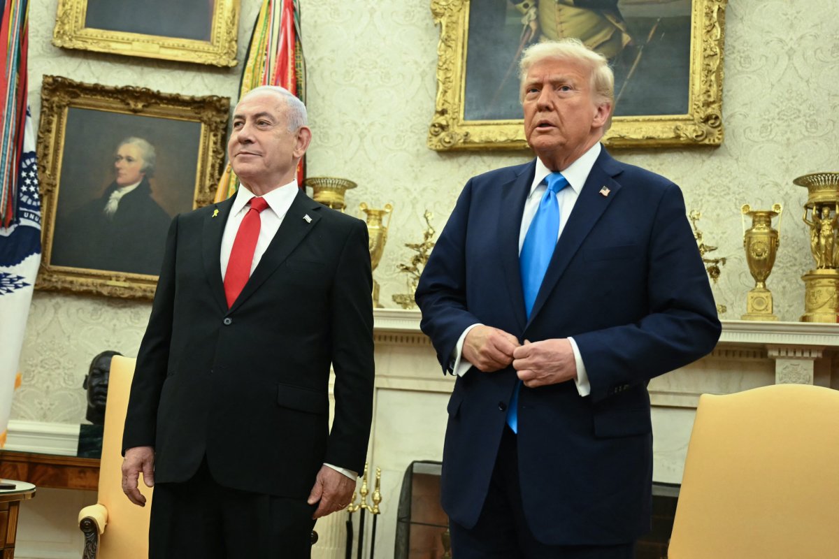 Donald Trump Benjamin Netanyahu Gaza