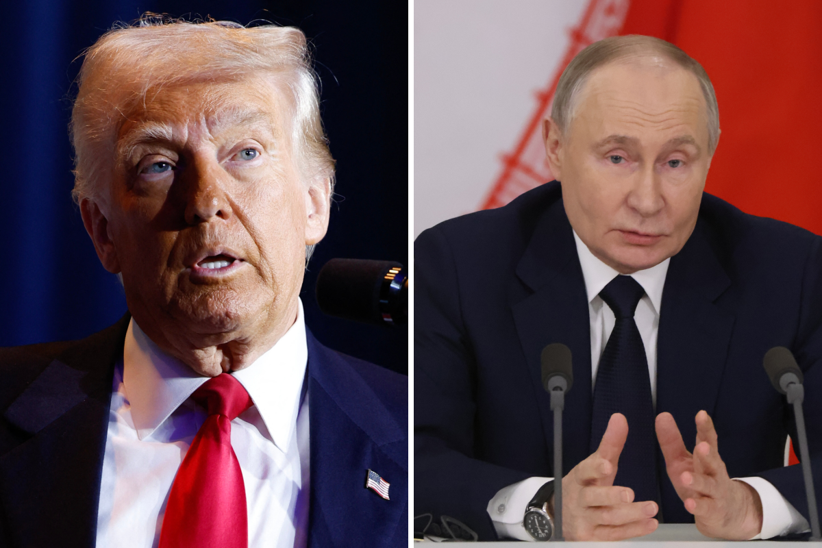 Donald Trump and Vladimir Putin 