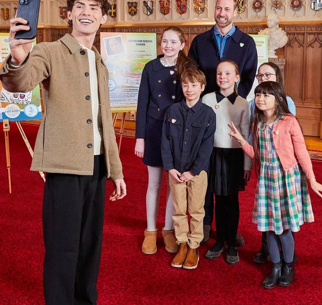 Prince William celebrated the winners of the Blue Peter Earthshot Competition at Windsor Castle