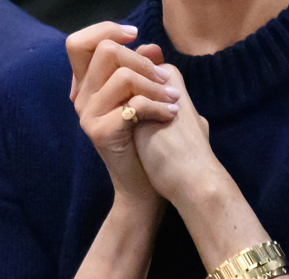 Meghan, Duchess of Sussex, watching wheelchair basketball at the Invictus Games.