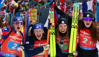 Slovenke navdušile na SP, v igri za medaljo vse do zadnjega strelskega nastopa!