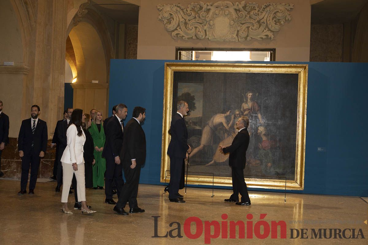 #Fotos Visita de los reyes de España a Caravaca (exposición Rafael Tegeo)