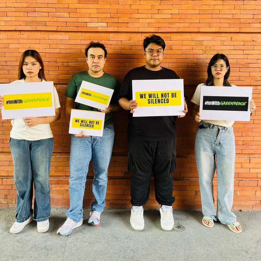 Global Week of Action - Solidarity against Energy Transfer's Lawsuit in Chiang Mai, Thailand. © Purimpat Jansuwan / Greenpeace