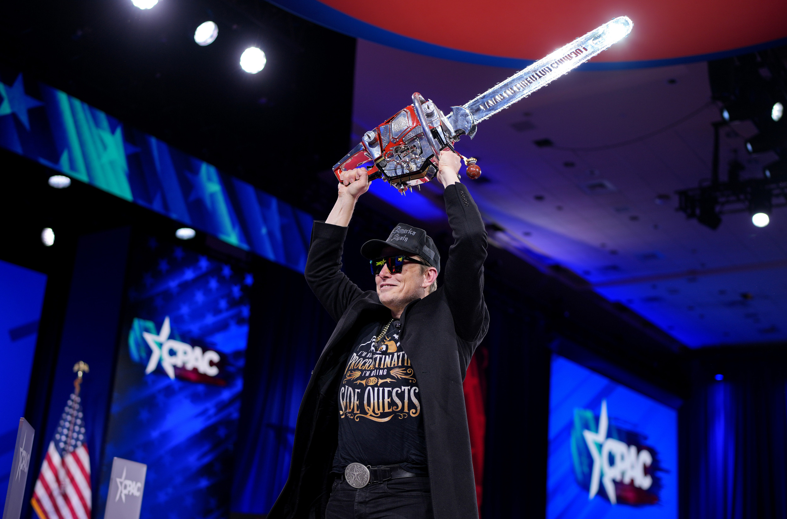 Elon Musk Chainsaw