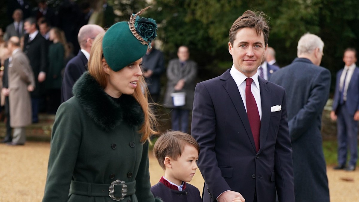 Princess Beatrice's stepson Wolfie pictured in ultra-rare photo with grandmother - and it's so sweet