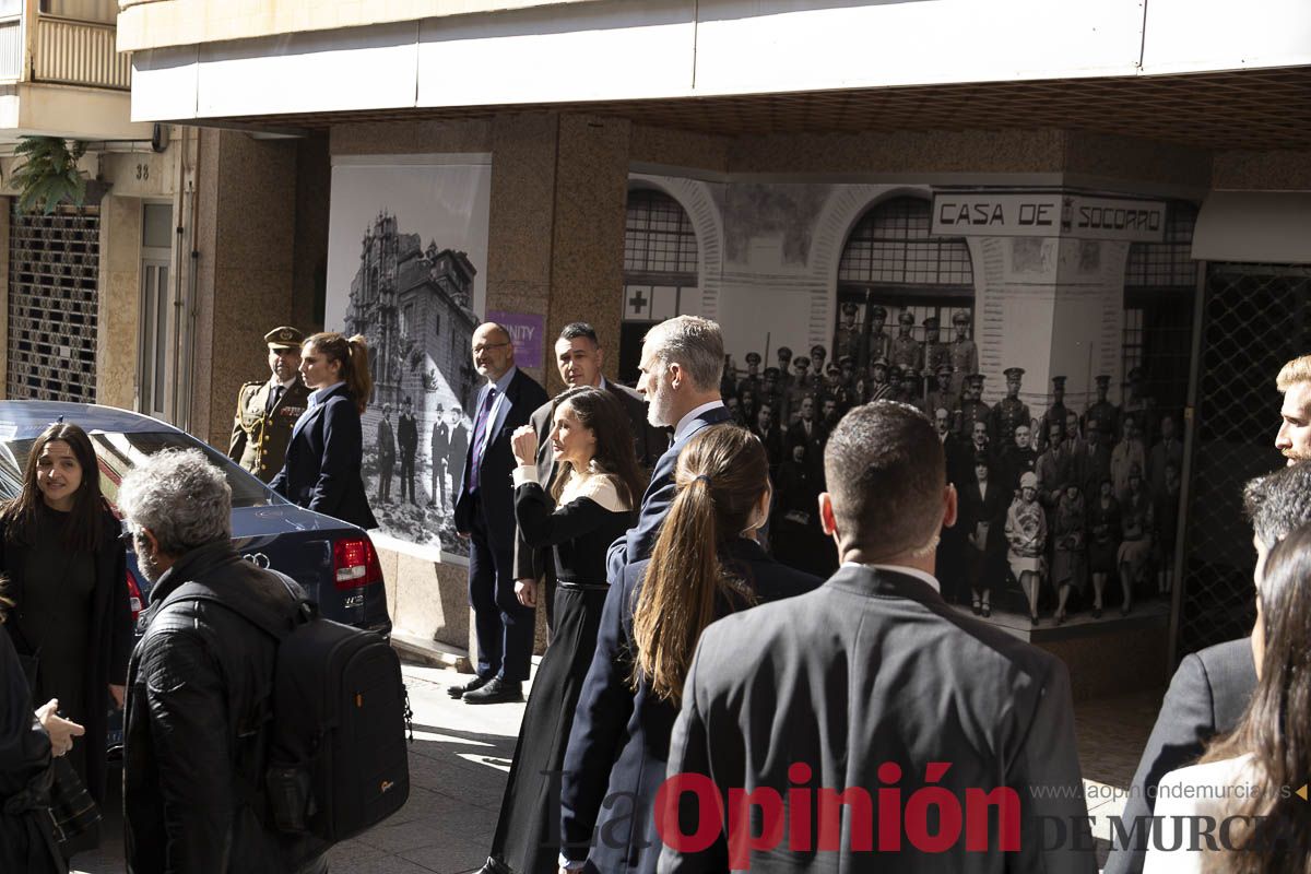 #Fotos Visita de los reyes de España a Caravaca (exposición Rafael Tegeo)