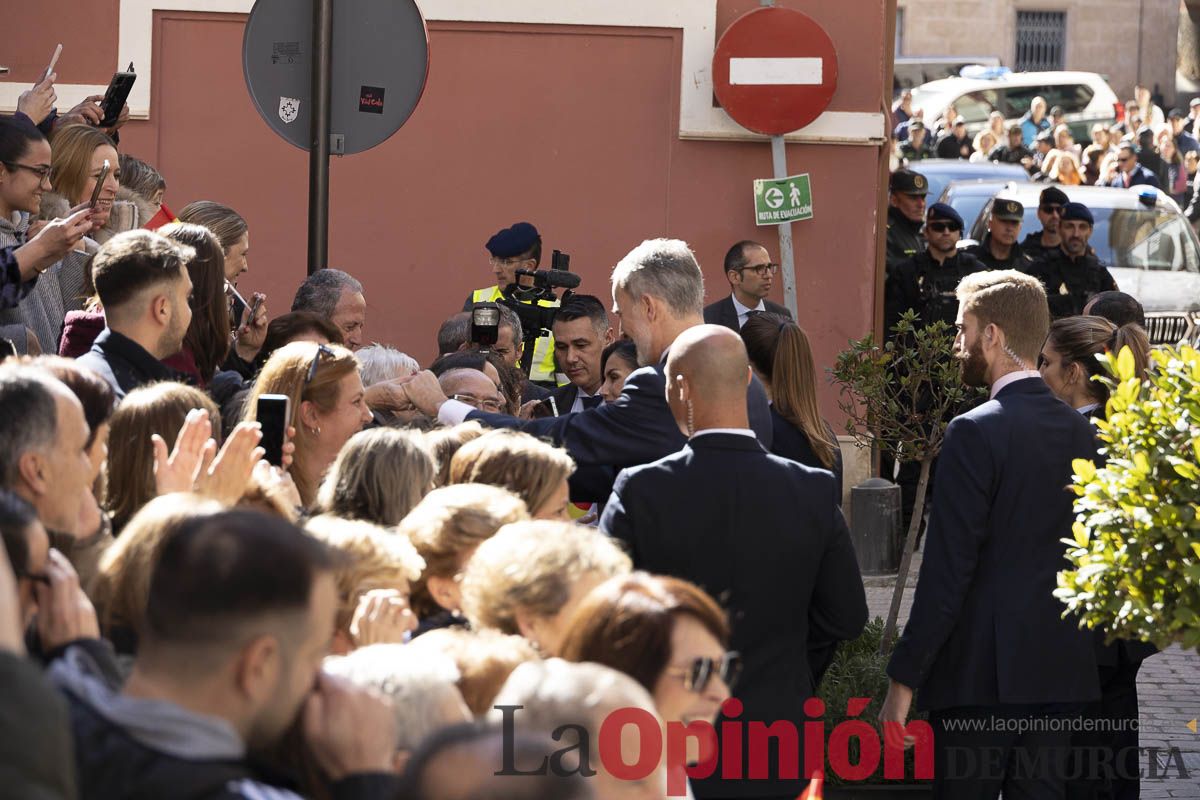 #Fotos Visita de los reyes de España a Caravaca (exposición Rafael Tegeo)