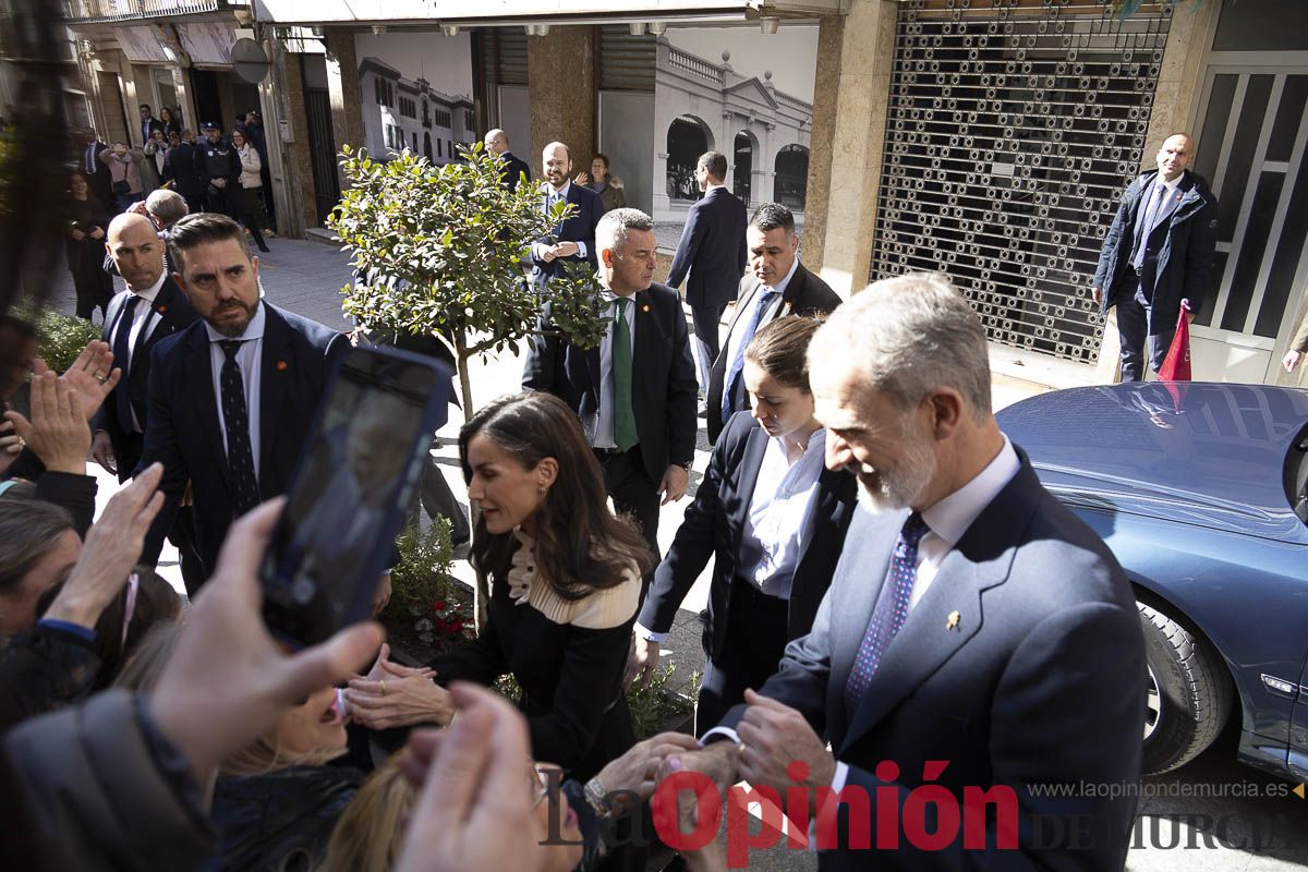 #Fotos Visita de los reyes de España a Caravaca (exposición Rafael Tegeo)
