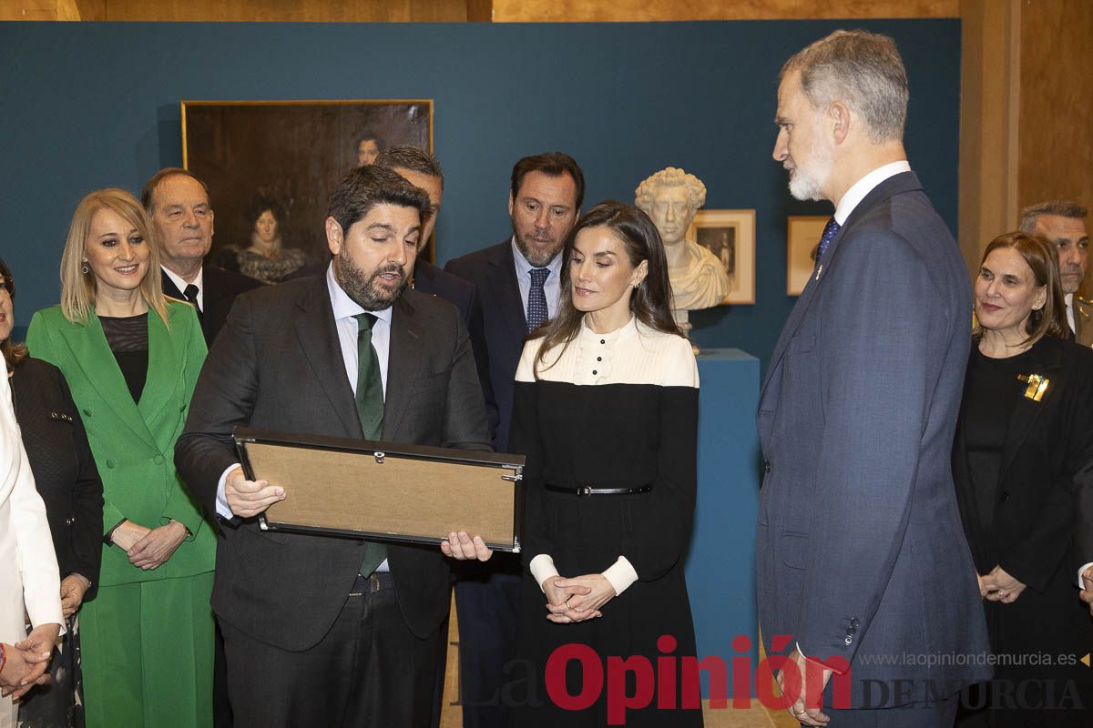 #Fotos Visita de los reyes de España a Caravaca (exposición Rafael Tegeo)