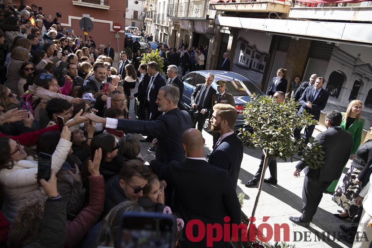 #Fotos Visita de los reyes de España a Caravaca (exposición Rafael Tegeo)