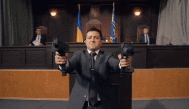 Here you have a gif of the Zelensky, which is completely unrelated to anything happening right now. Nothing to see here.