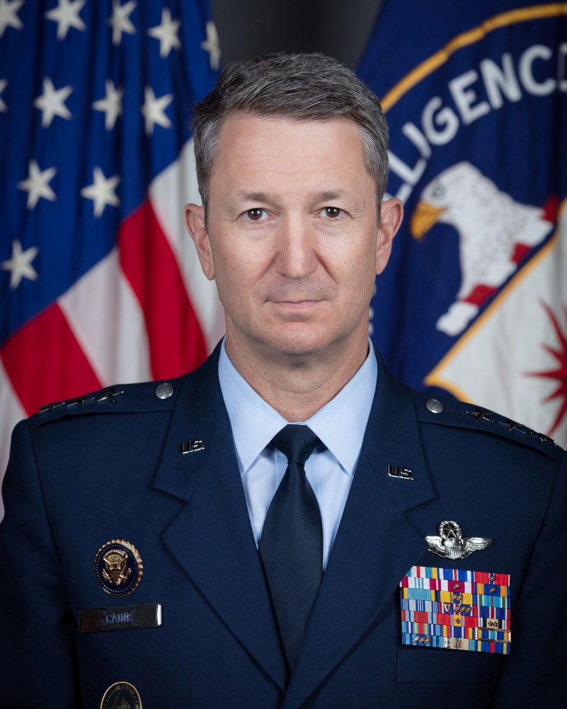 Former U.S. Air Force Lieutenant General Dan "Razin" Caine, nominated by U.S. President Donald Trump to be chairman of the Joint Chiefs of Staff, replacing Air Force General C.Q. Brown, poses in a undated official portrait.