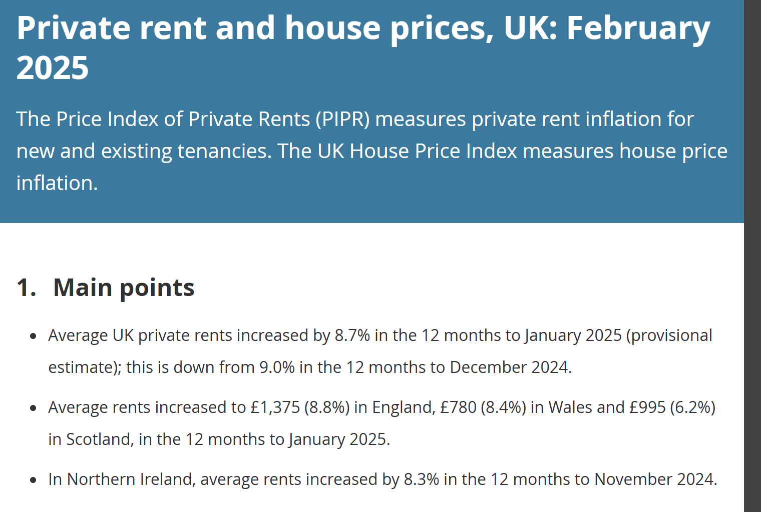 NI rents up 8.3%
