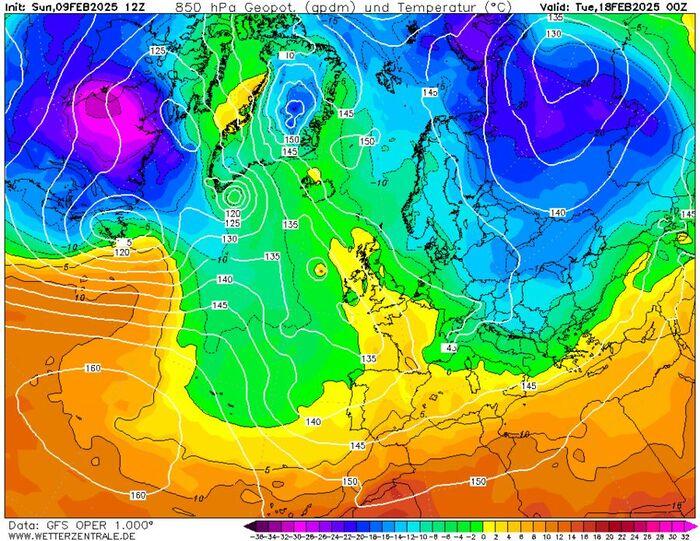 Possibile ondata di gelo da metà febbraio u Nord Europa